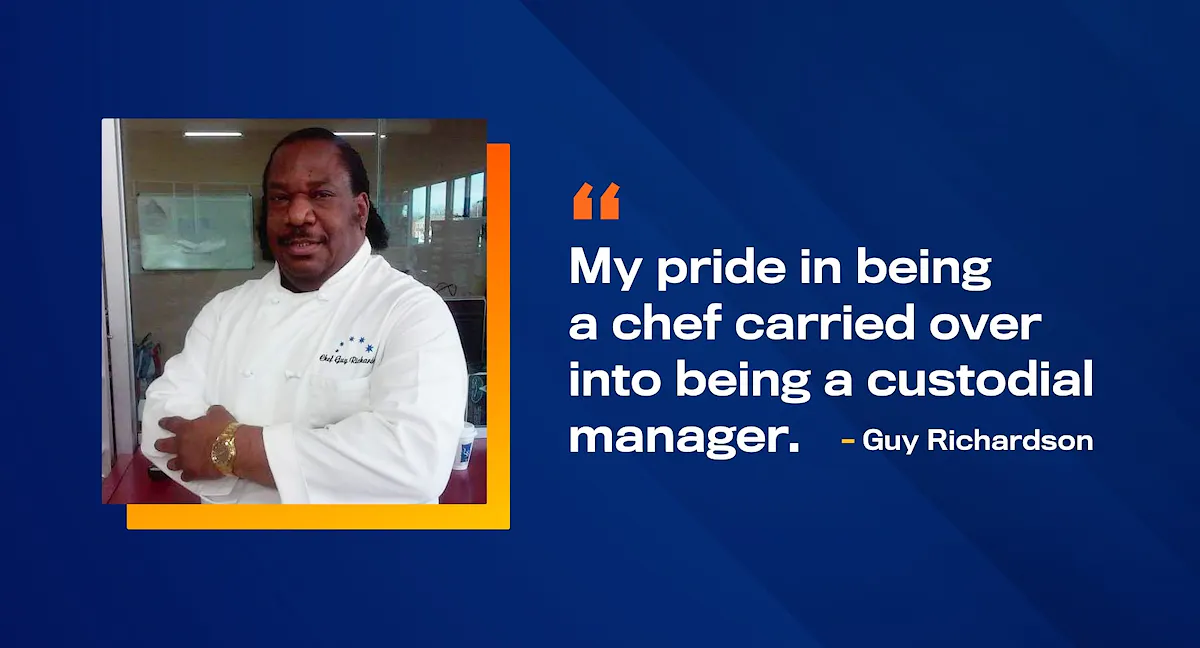 Before coming to KBS, Richardson was a chef for Marriott.