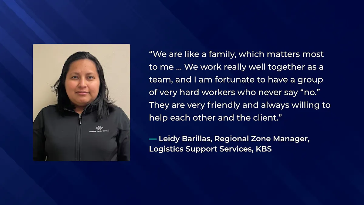 “We are like a family, which matters most to me … We work really well together as a team, and I am fortunate to have a group of very hard workers who never say “no.” They are very friendly and always willing to help each other and the client.”