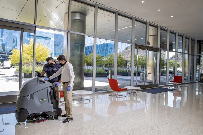 KBS provides facility services, including janatorial and commercial cleaning